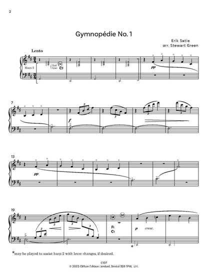 Green, Stewart: Mixed Doubles. Harp Duet For solo harp, or Flute or Oboe or Recorder or Violin or Harp with Harp