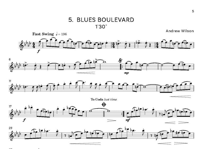 Wilson, Andrew: Bebop & More Flute