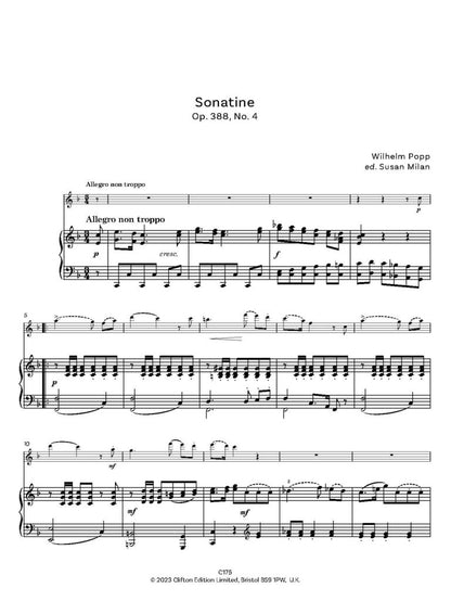 Popp, Wilhelm: Sonatine, op. 388 no. 4