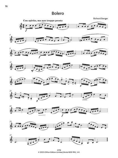 Benger, Richard: Thirty Tuneful Studies for Clarinet in B flat