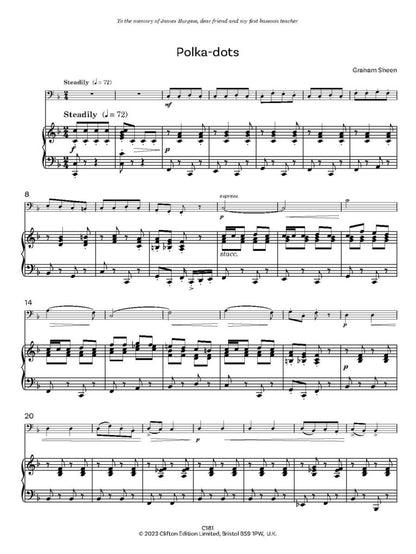 Mr Sheen’s Miscellany for Bassoon – Grade 1 Three Pieces for Bassoon and Piano - Digital Download