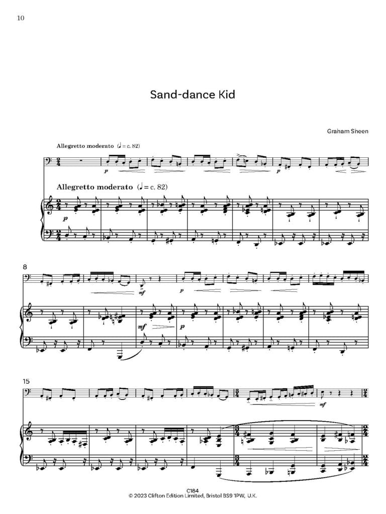 Mr Sheen’s Miscellany for Bassoon – Grade 4 Three Pieces for Bassoon and Piano - Digital Download