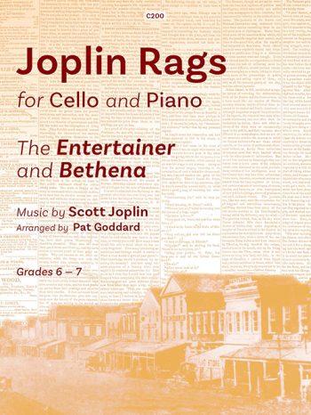 Joplin Rags, arr. Goddard. Cello & Piano