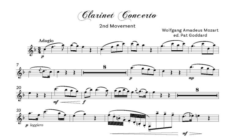 Wedding Bells an album for Clarinet in Bflat & Piano (or Organ) - Digital Download