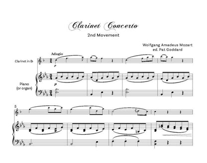 Wedding Bells an album for Clarinet in Bflat & Piano (or Organ) - Digital Download