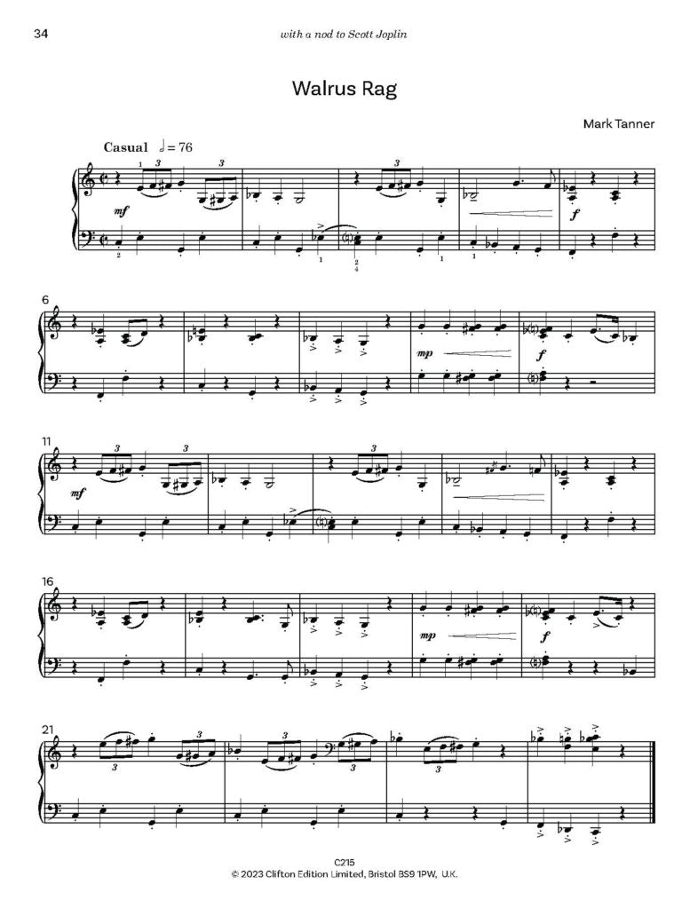 Tanner, Mark: Seascapes for Piano - Digital Download