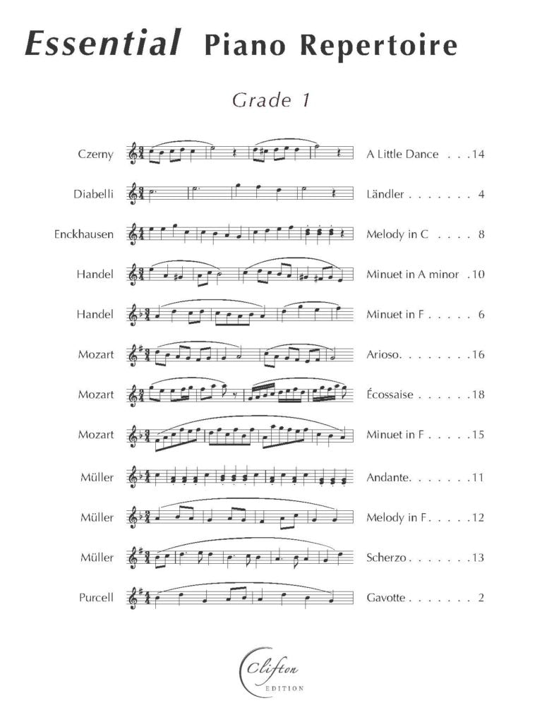 Essential Piano Repertoire: Grade 1