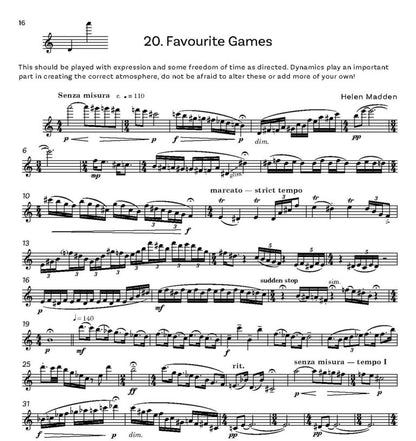 Madden, Helen: 20 Fantastic Flute Studies