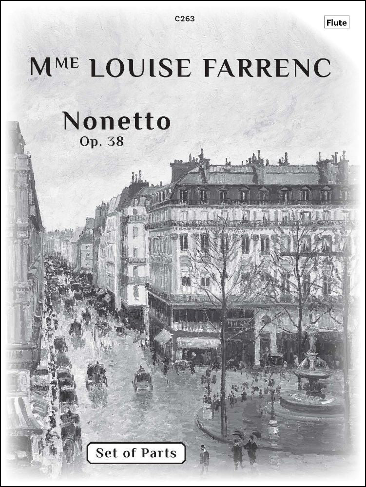Farrenc, Louise: Nonetto, Op. 38. Score and parts