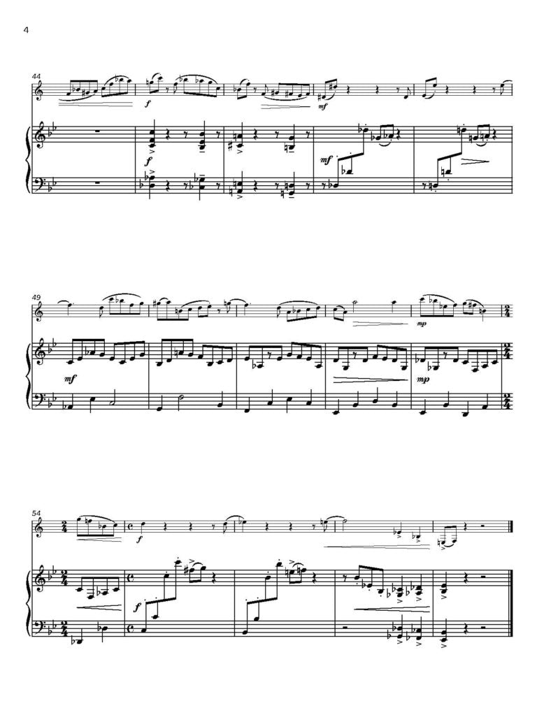Harris, Paul: King’s Parade. Clarinet & Piano