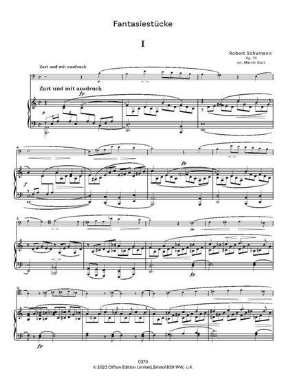 Schumann Fantasiestücke op. 73 arranged for Bassoon & Piano by Martin Gatt - Digital Download