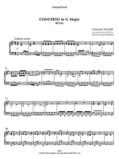 Vivaldi: Concerto in G major RV545 (SCORE AND PARTS) (Two Cellos & Orchestra) - Digital Download