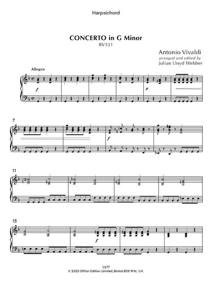 Vivaldi: Concerto in G minor RV531 [SCORE AND PARTS] (Two Cellos & Orchestra) Digital Download