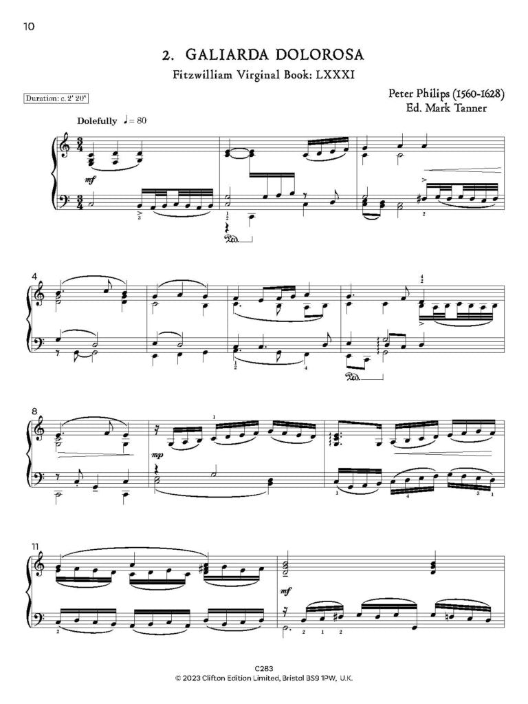 A Renaissance Keyboard Anthology ed: Tanner: Volume 4, Grade 8 (Piano Solo)