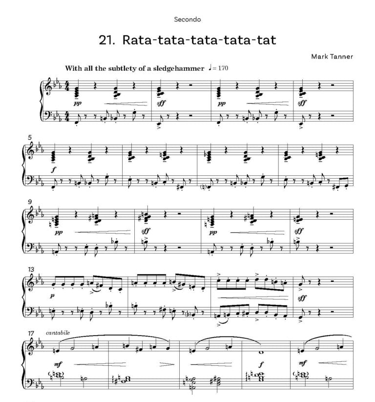 Tanner, Mark -Eye Tunes Liquorice Allsorts  solos and duets on the white notes - Digital Download