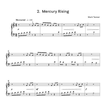 Tanner, Mark -Eye Tunes Rocket Scientists solos and duets on the white notes - Digital Download