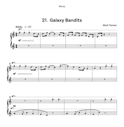 Tanner, Mark -Eye Tunes Rocket Scientists solos and duets on the white notes - Digital Download