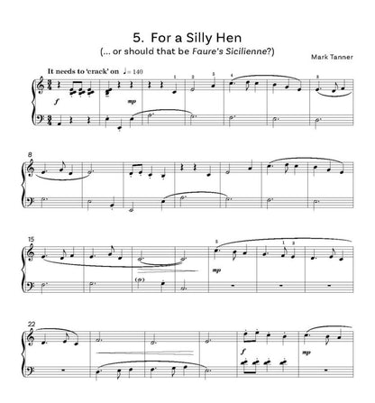 Tanner, Mark -Eye Tunes ZooKeepers Just White Notes! for solo piano - Digital Download