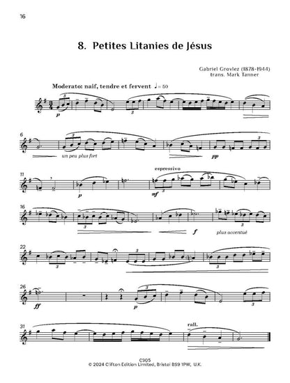 Grovlez L’Almanach aux images arr. Tanner (Flute & Piano)