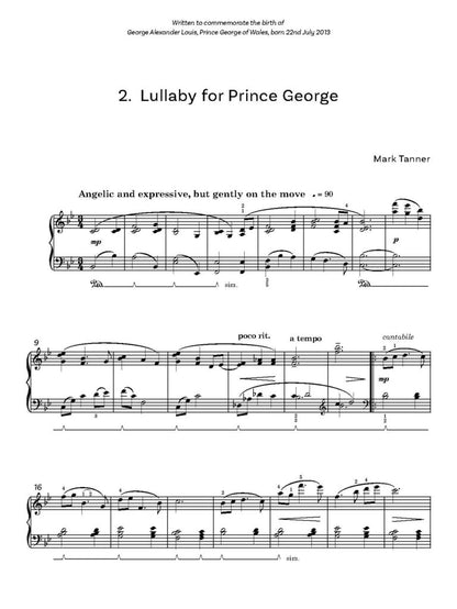 Tanner, Mark Sleep Tight Two Intermediate Piano Pieces for solo piano - Digital Download
