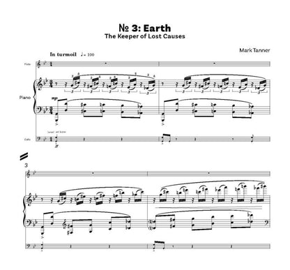 Tanner, Mark: The Planets (Flute, Cello & Piano)