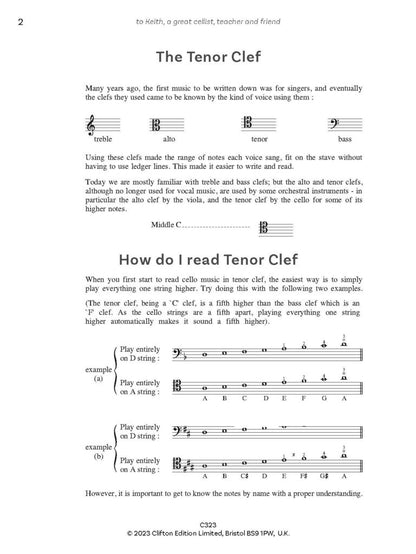 Taylor, Lorna: Tenor Clef (Cello & Piano/Backing tracks)