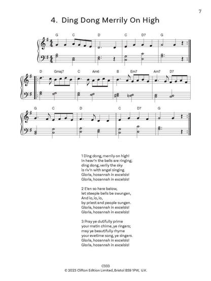 Simplest Christmas Carols for solo piano Digital Download