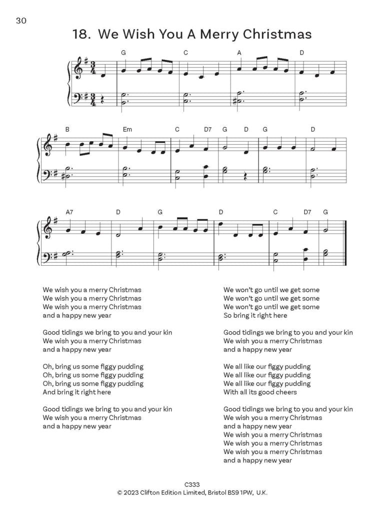 Simplest Christmas Carols for solo piano Digital Download