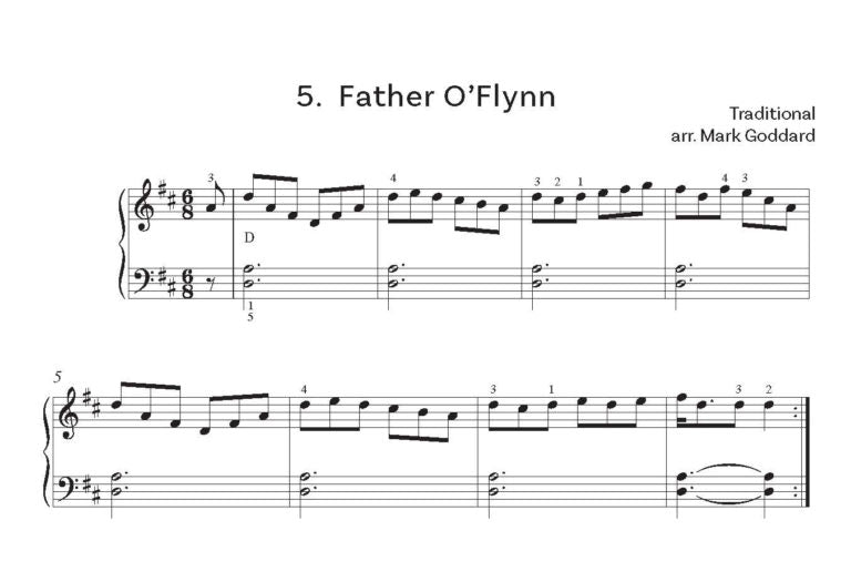 Simplest Irish Folk Music arr. for Piano by Mark Goddard