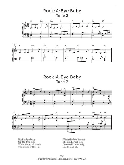 Simplest Nursery Rhymes arr. for Piano by Mark Goddard