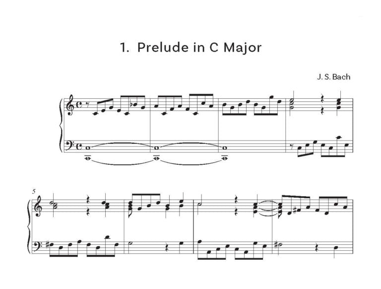 Simplest Bach Preludes for Piano ed. Mark Goddard