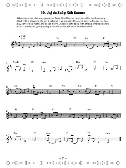 Gypsy Music for B flat Instruments - Digital Download