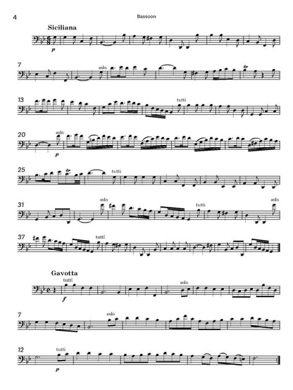 Hargrave: Concerto IV in B flat – Piano reduction and bassoon part Piano reduction with bassoon part. - Digital Download