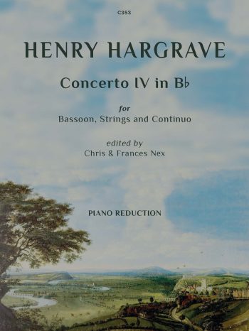 Hargrave: Concerto IV in B flat – Piano reduction and bassoon part Piano reduction with bassoon part. - Digital Download