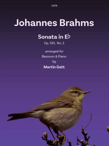 Brahms, Johannes: Sonata in E flat, Op. 120 No. 2 arr. for Bassoon & Piano by Martin Gatt - Digital Download