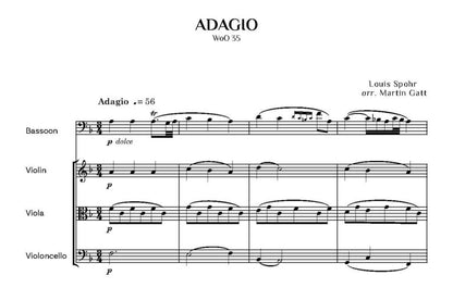 Sphor - Adagio WoO 35 - Bassoon and string trio -   Digital Download