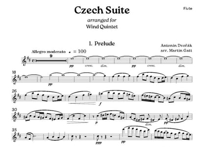 Dvorak - Czech Suite for wind quintet - Digital Download