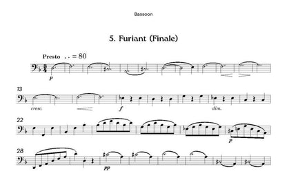 Dvorak - Czech Suite for wind quintet - Digital Download