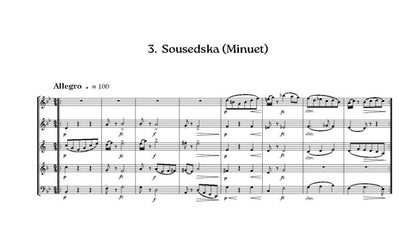 Dvorak - Czech Suite for wind quintet - Digital Download