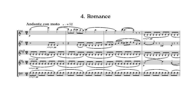 Dvorak - Czech Suite for wind quintet - Digital Download