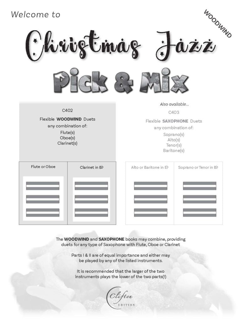 Cathrine, Terry: Christmas Jazz Pick & Mix: Flexible Woodwind Duets