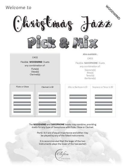 Cathrine, Terry: Christmas Jazz Pick & Mix: Flexible Woodwind Duets