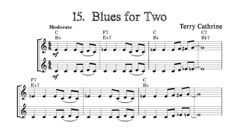 Cathrine, Terry: Easy Blues Tunes. Clarinet (B flat or C)