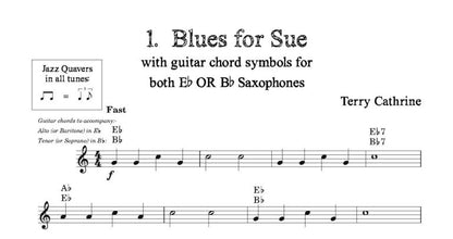 Cathrine, Terry: Easy Blues Tunes for Saxophone (Alto or Tenor).