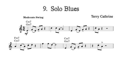 Cathrine, Terry: Easy Blues Tunes for Saxophone (Alto or Tenor). - Digital Download