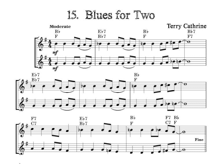 Cathrine, Terry: Easy Blues Tunes for Saxophone (Alto or Tenor).