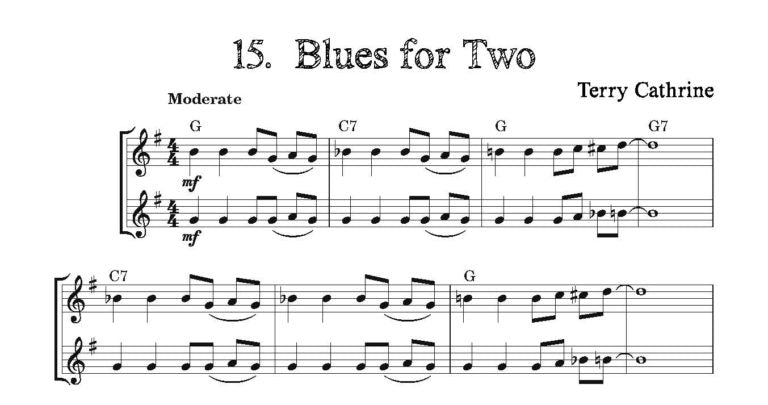 Cathrine, Terry: Easy Blues Tunes for Recorder