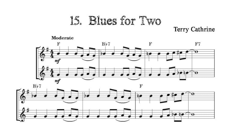 Cathrine, Terry: Easy Blues Tunes for Trumpet