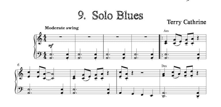 Cathrine, Terry: Easy Blues Tunes for Piano