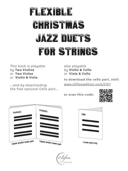 Flexible Christmas Jazz Duets for Strings Flexible Duets - Digital Download